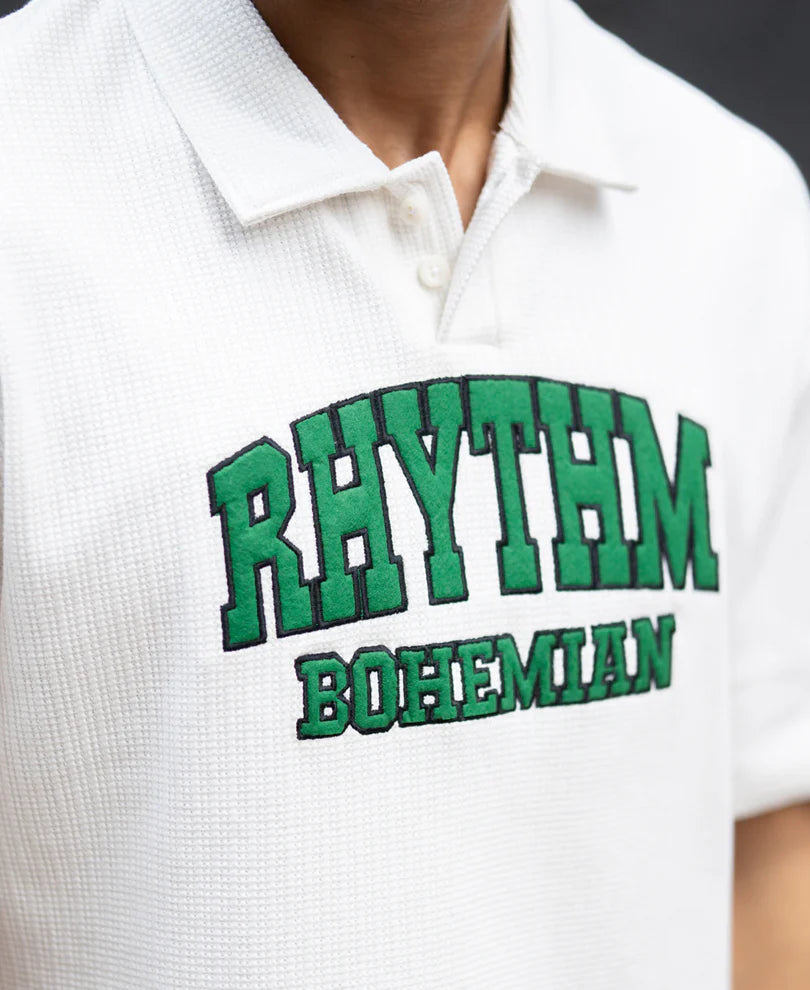 Off-White Applique Polo T-Shirt